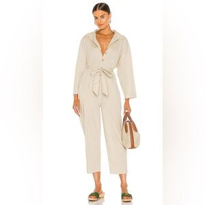 Free People free-est Cameron Tie Waist Jumpsuit XS NWT